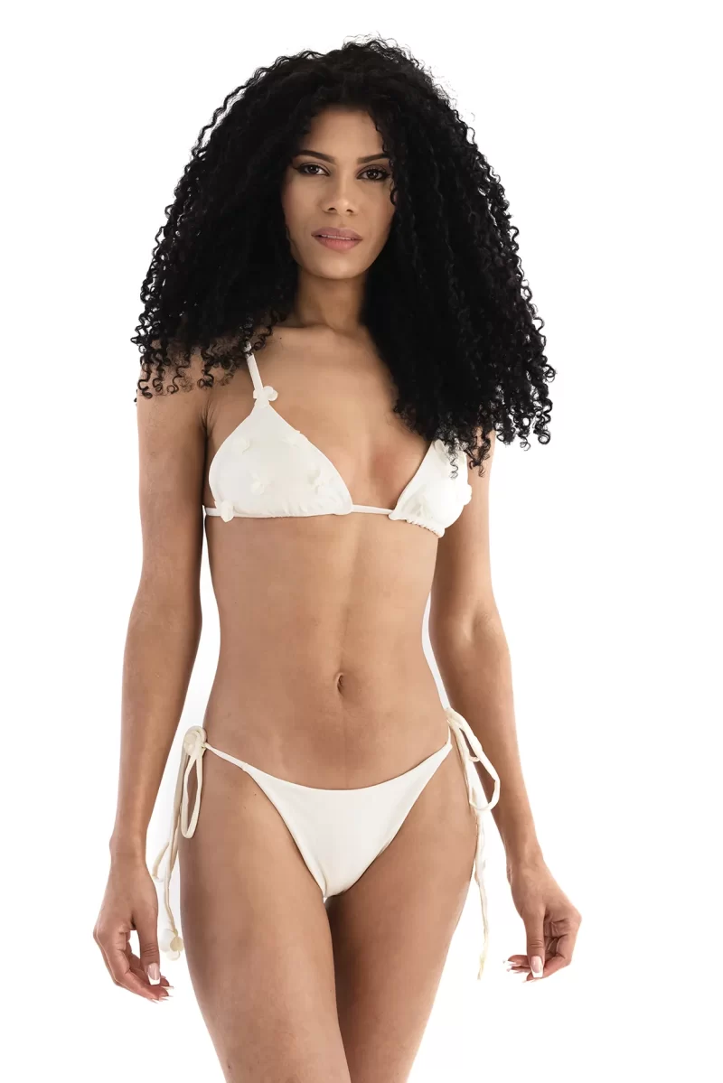 Bikini Top - Le Petite Fleur - Ivory