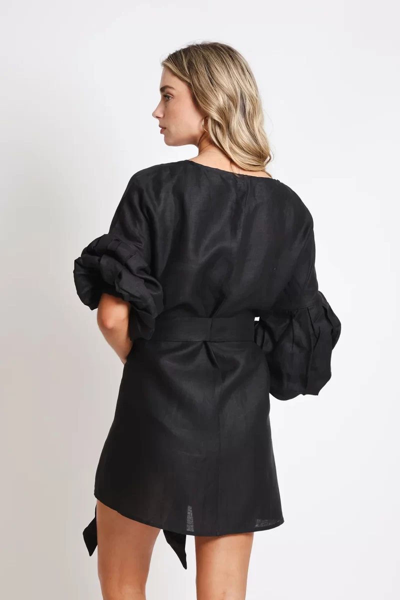 Cover Up - Vintage Chic Kimono  - Negro - Imagen 3