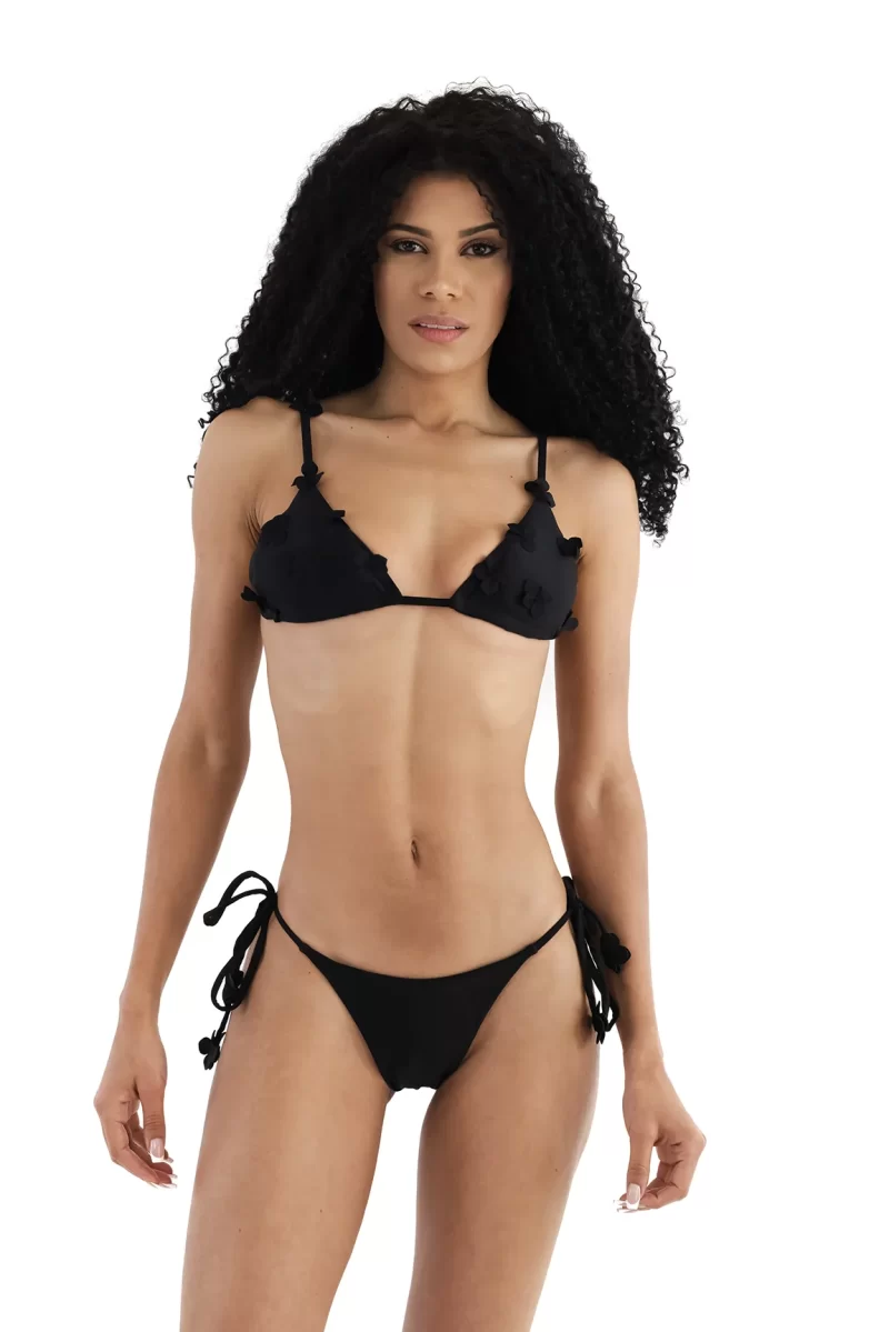 Bikini Top - Le Petite Fleur - Negro