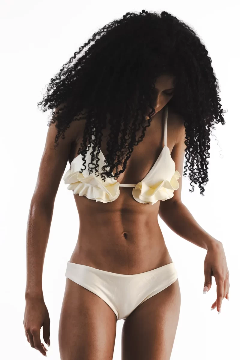 Bikini Top - The Ruffle Darling - Ivory - Imagen 2