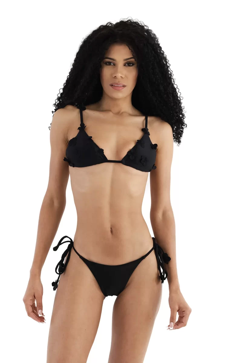 Bottom SC -  Le Petite Fleur Bikini - Negro - Imagen 2