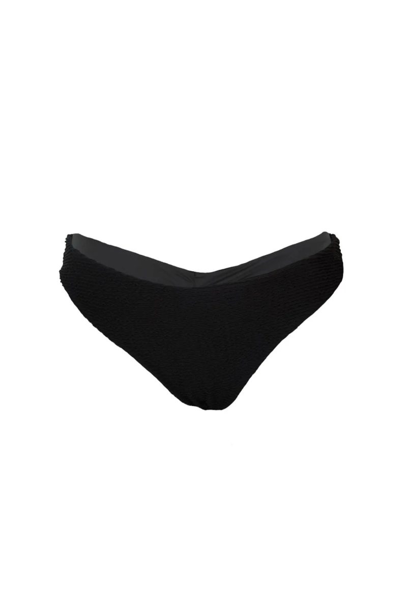 Bottom SC -  The Balconette Scrunchie Bikini - Negro