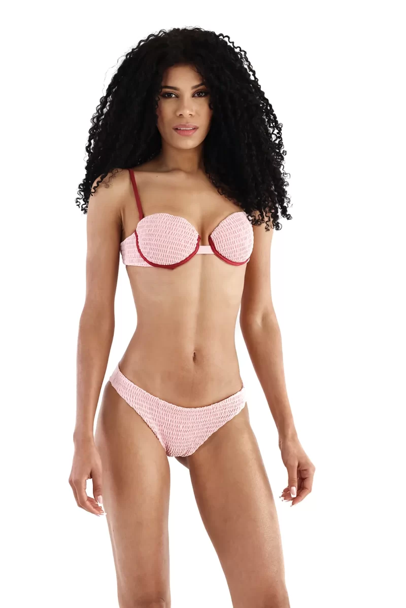 Bottom SC -  The Coast Scrunchie Bikini  - Rosado