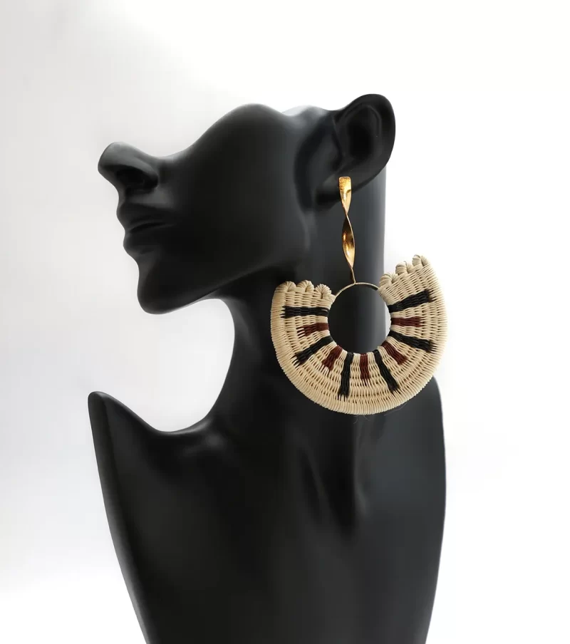 Aros -  Lirio -  Blanco - Negro - Terracota - Imagen 2