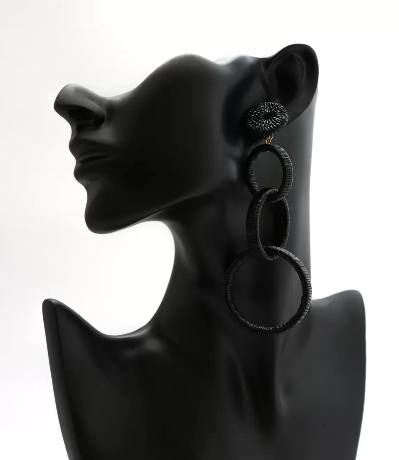 Aros -  Mini Padau Werrengue -  Negro - Imagen 2