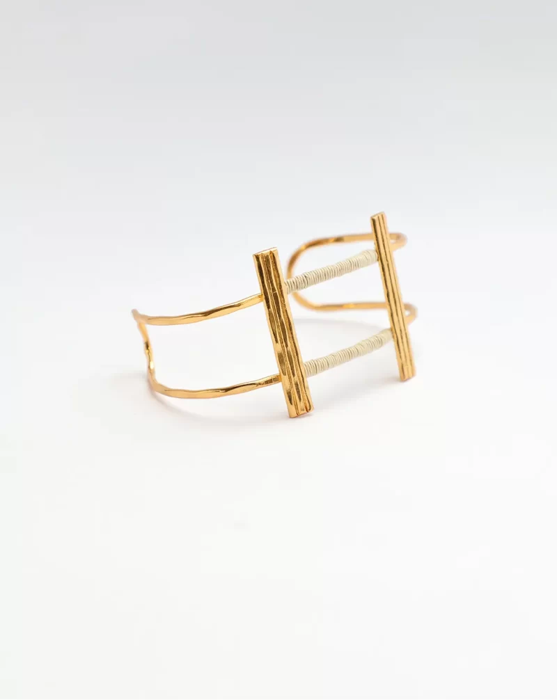 Pulsera -  Cala -  Natural (Blanco)