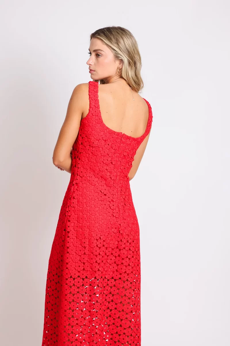 Vestido - Jill Maxi - Rojo - Imagen 2