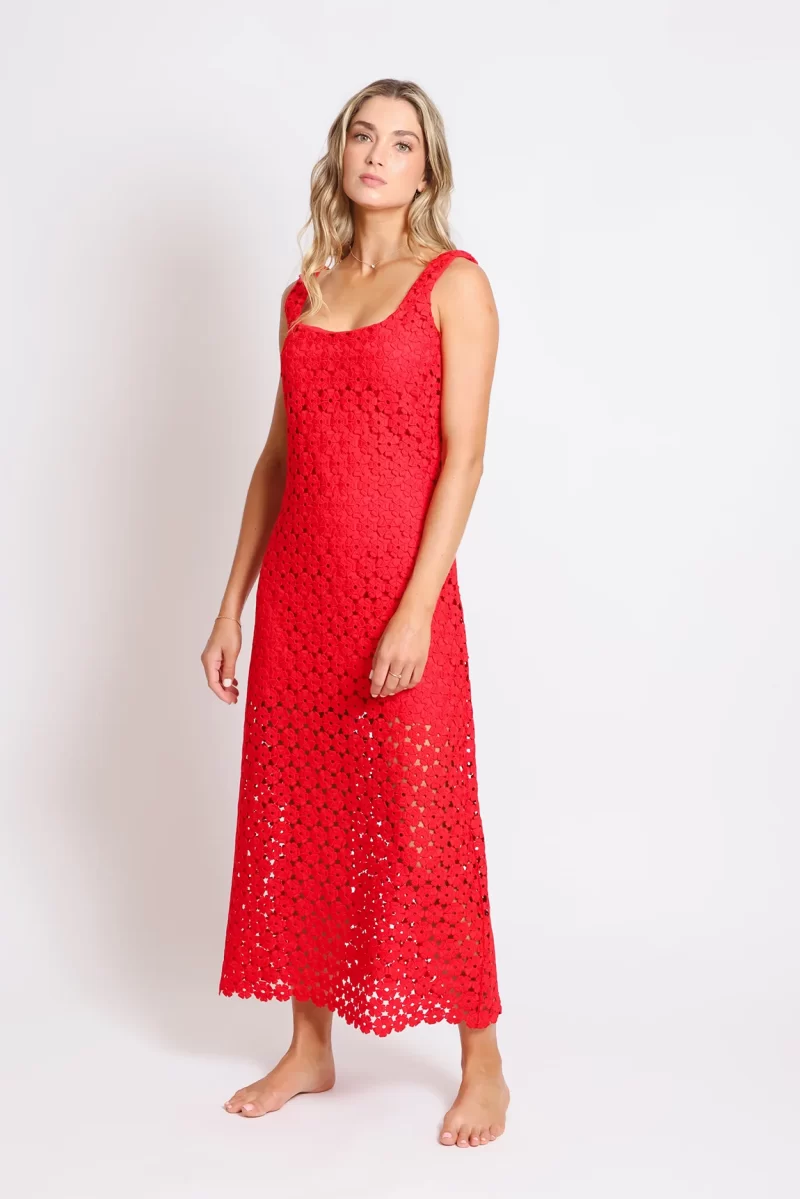 Vestido - Jill Maxi - Rojo - Imagen 7