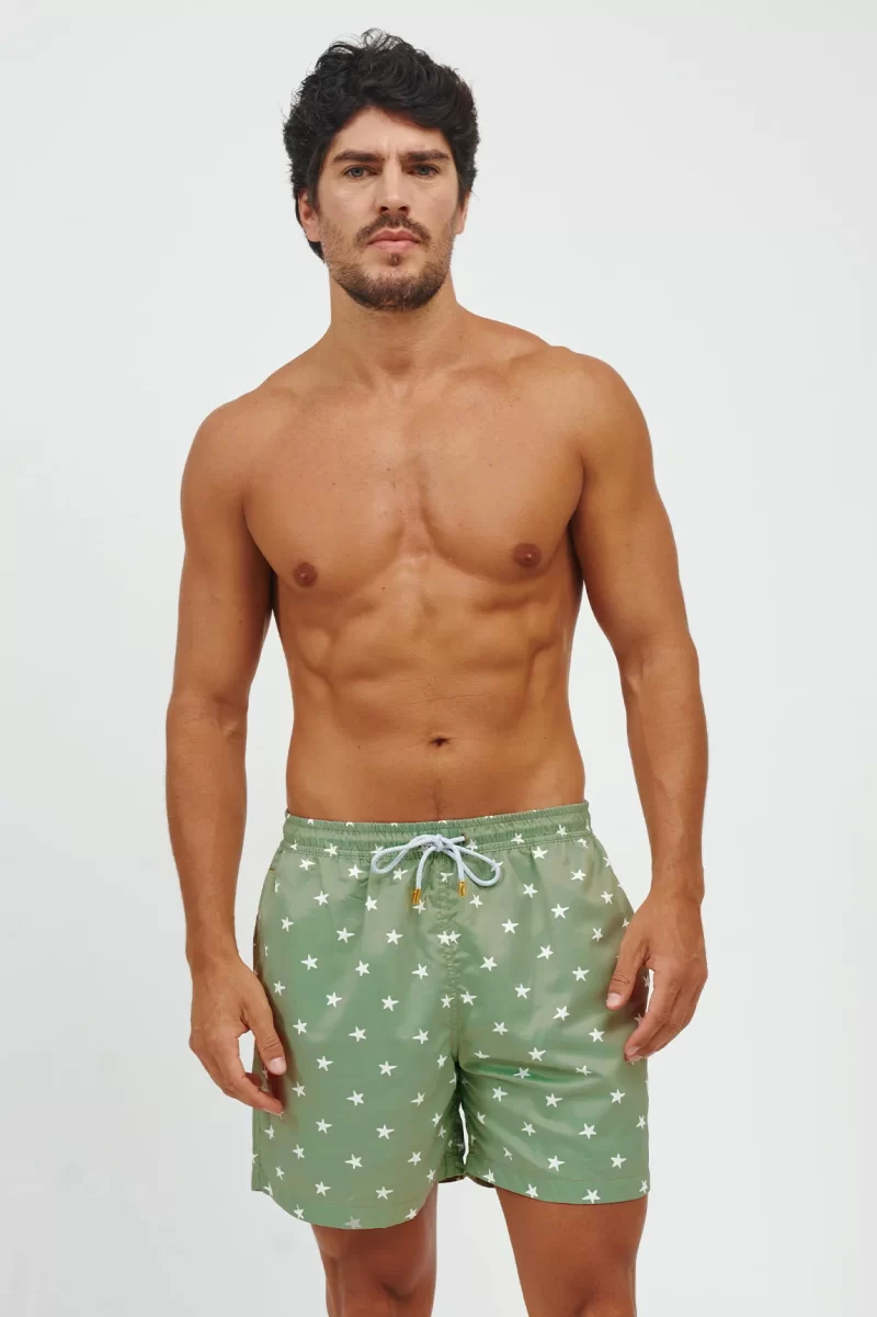 Short - The Kissing Stars Men Trunk - Verde