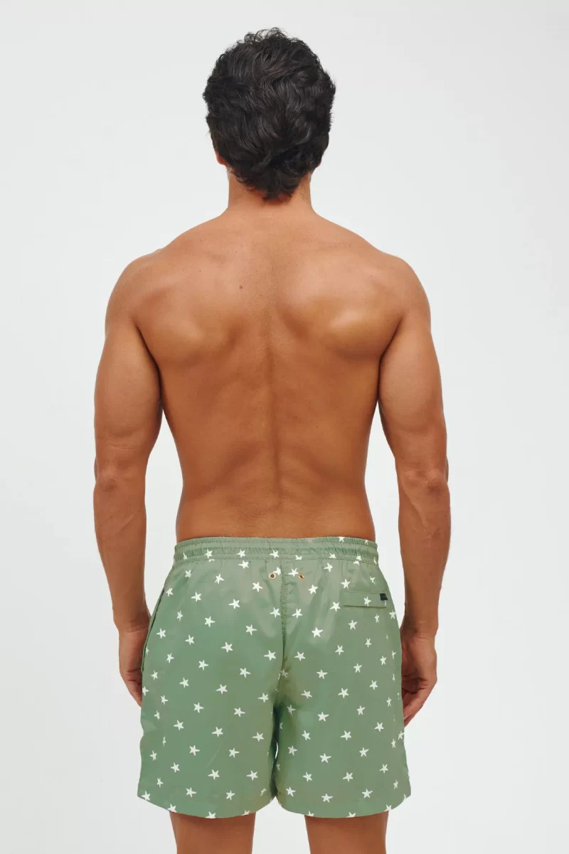 Short - The Kissing Stars Men Trunk - Verde - Imagen 3